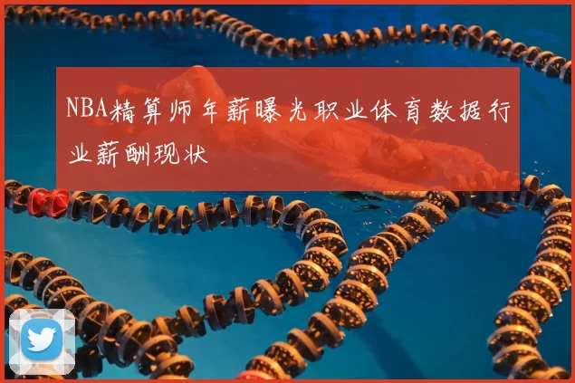 NBA精算师年薪曝光职业体育数据行业薪酬现状